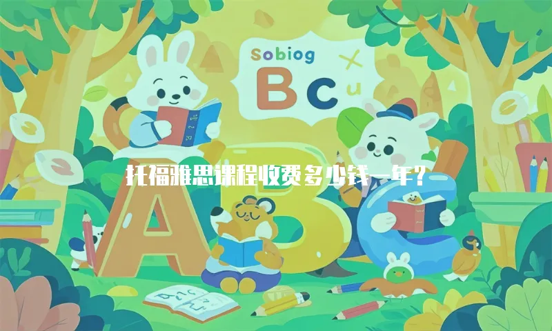 托福雅思课程收费多少钱一年？