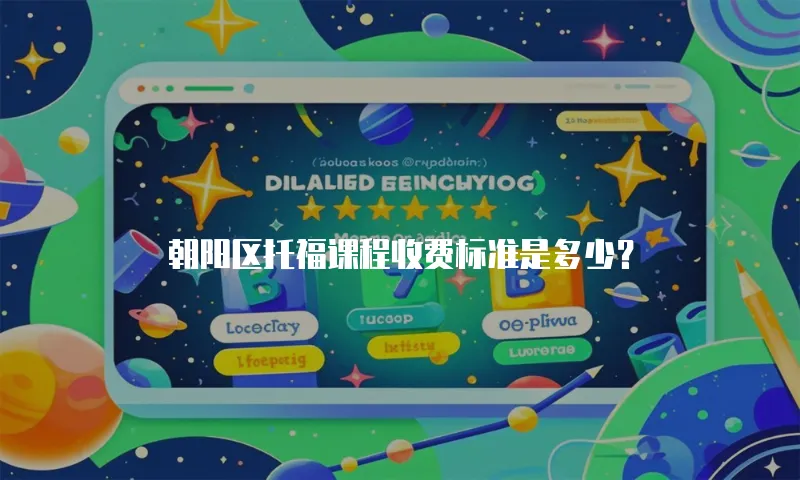 朝阳区托福课程收费标准是多少？