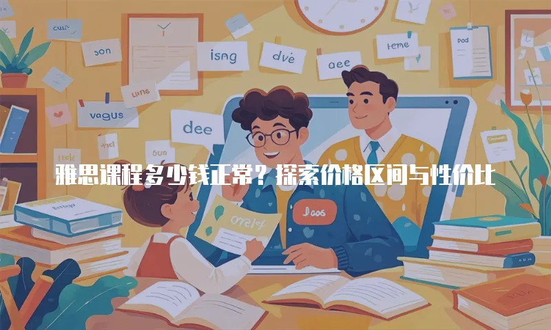 雅思课程多少钱正常？探索价格区间与性价比