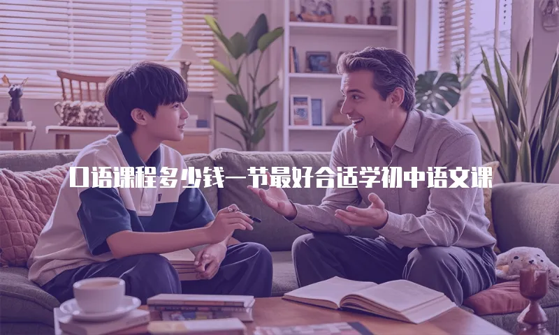 口语课程多少钱一节最好合适学初中语文课