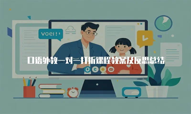 口语外教一对一打折课程教案及反思总结
