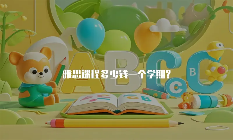雅思课程多少钱一个学期？