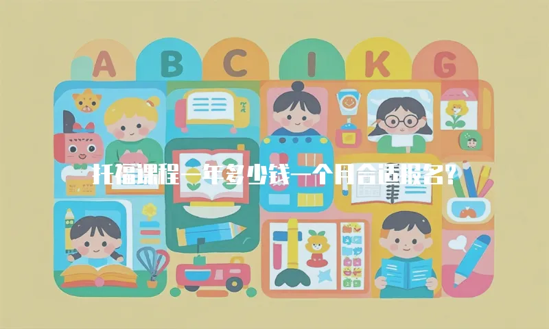 托福课程一年多少钱一个月合适报名？