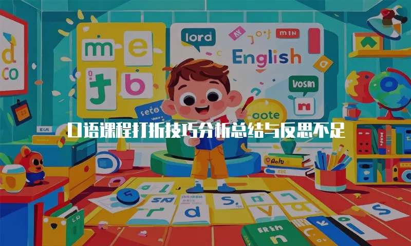 口语课程打折技巧分析总结与反思不足