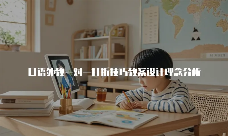 口语外教一对一打折技巧教案设计理念分析