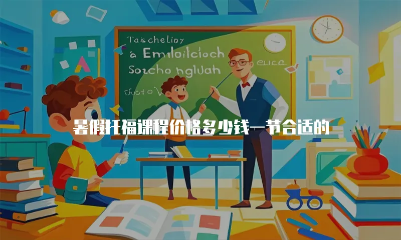 暑假托福课程价格多少钱一节合适的