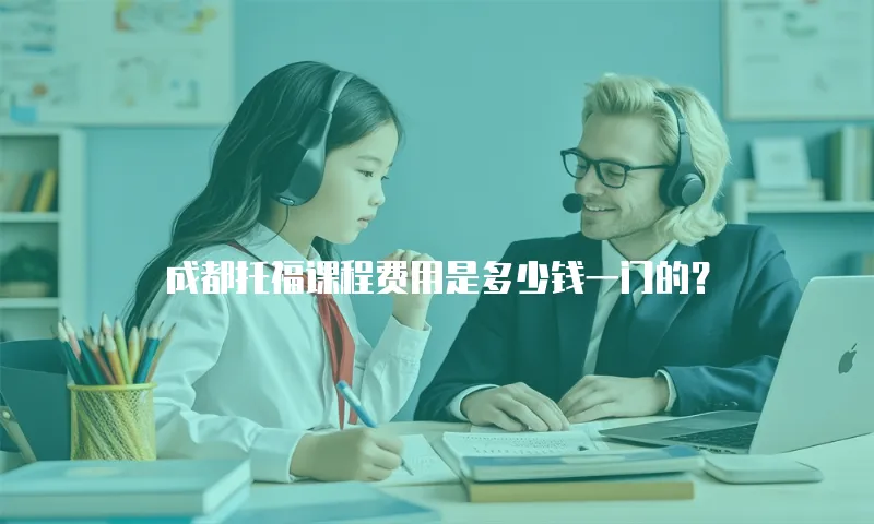 成都托福课程费用是多少钱一门的？