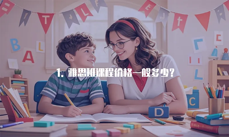 1. 雅思班课程价格一般多少？