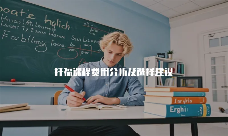托福课程费用分析及选择建议