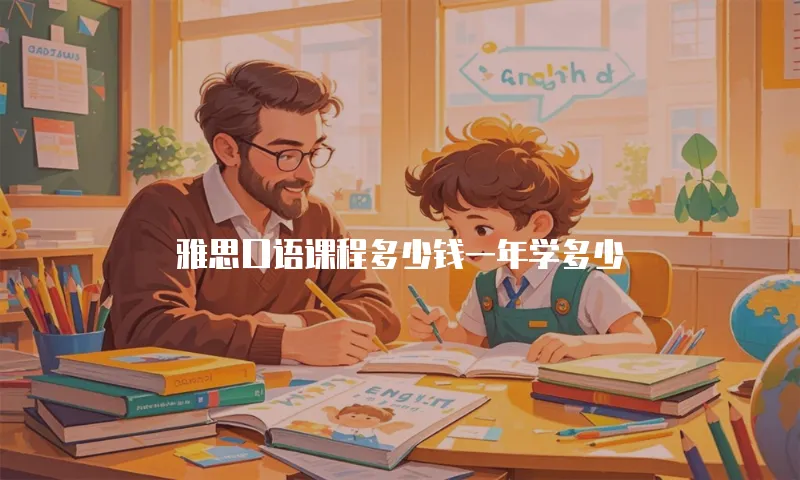 雅思口语课程多少钱一年学多少