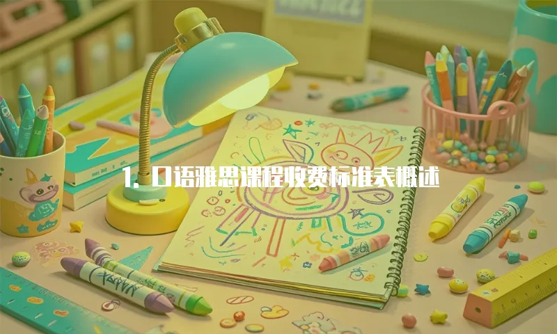 1. 口语雅思课程收费标准表概述