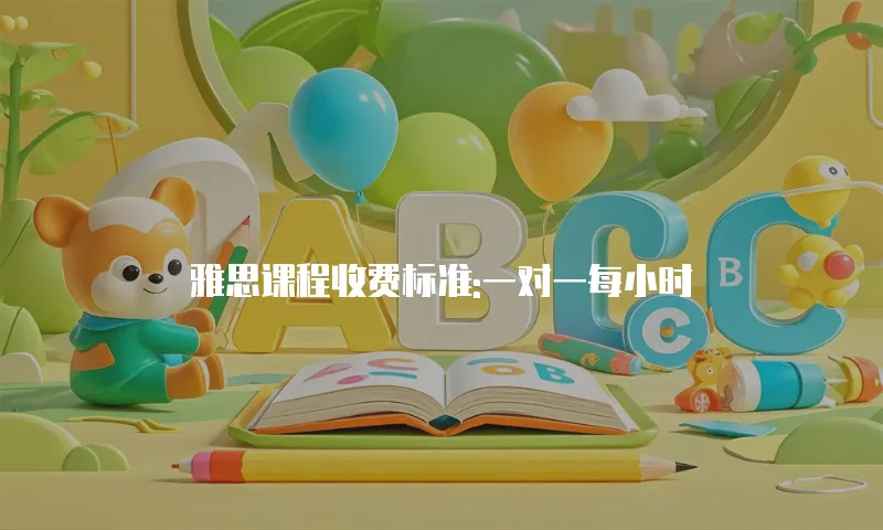 雅思课程收费标准:一对一每小时