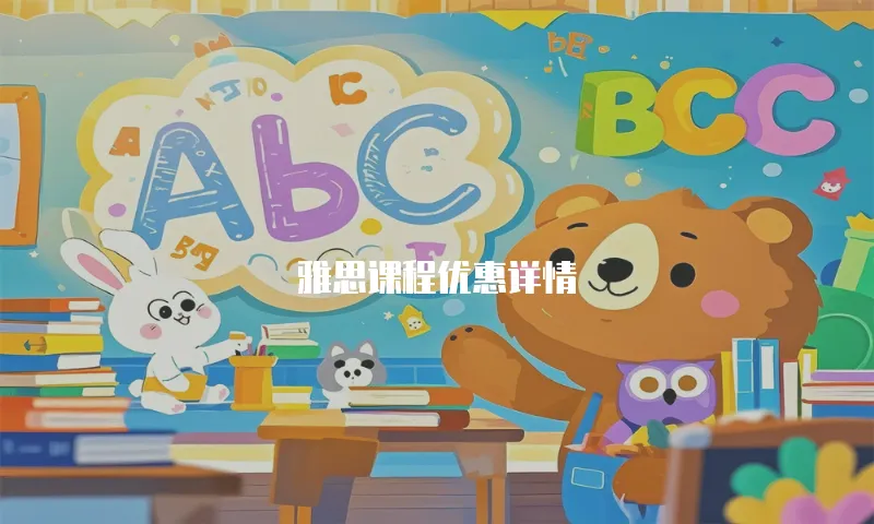雅思课程优惠详情