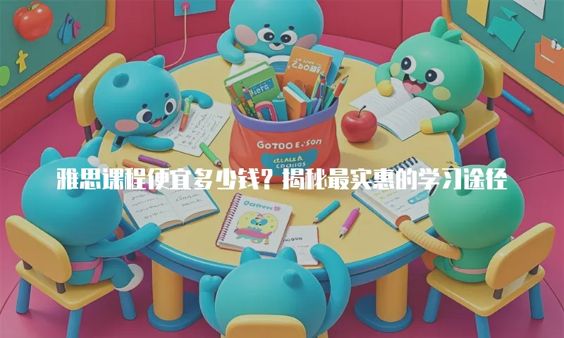 雅思课程便宜多少钱？揭秘最实惠的学习途径