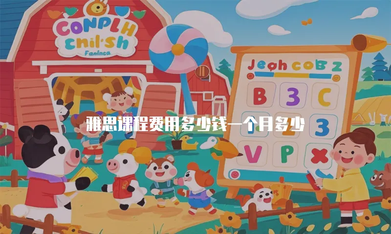 雅思课程费用多少钱一个月多少
