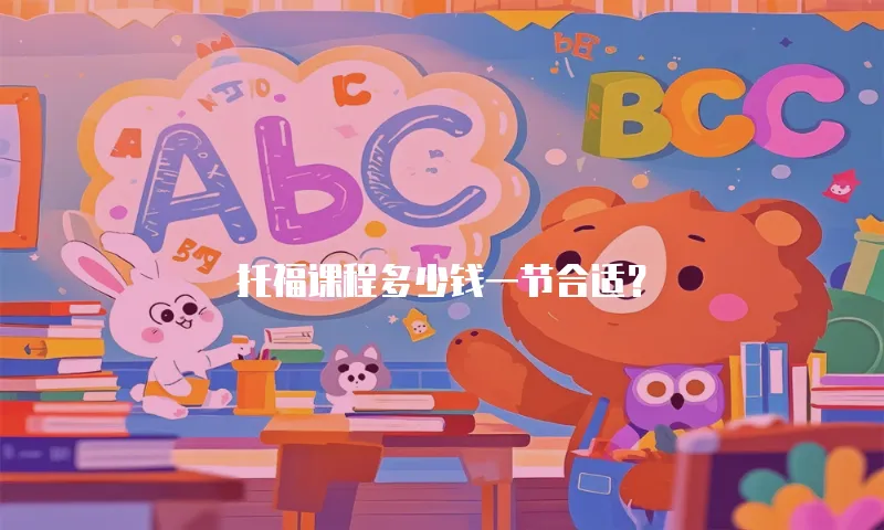 托福课程多少钱一节合适？