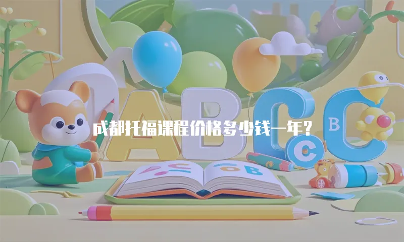 成都托福课程价格多少钱一年？