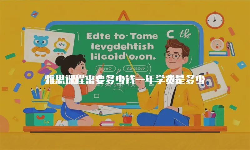 雅思课程需要多少钱一年学费是多少