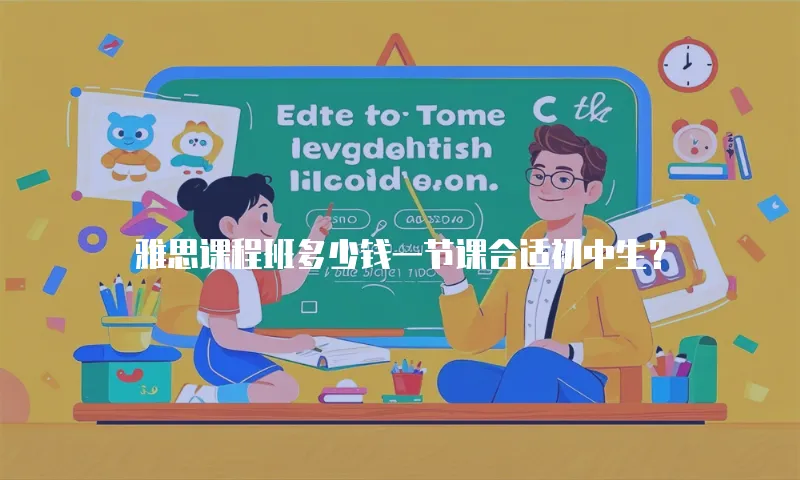 雅思课程班多少钱一节课合适初中生？