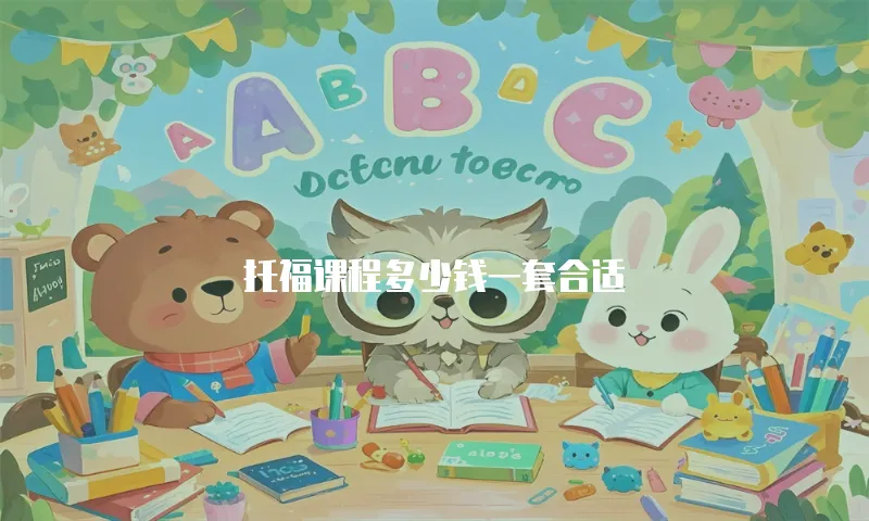 托福课程多少钱一套合适