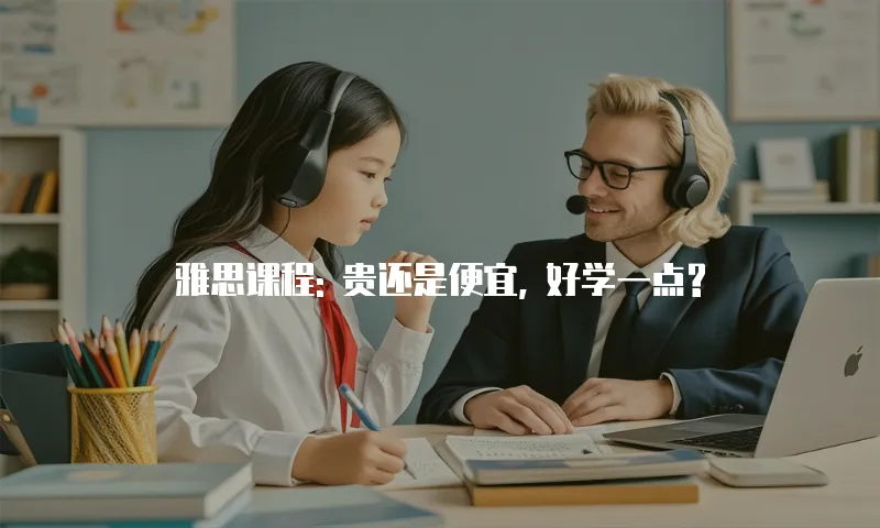 雅思课程: 贵还是便宜, 好学一点?