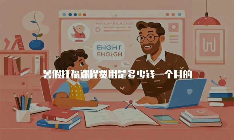 暑假托福课程费用是多少钱一个月的