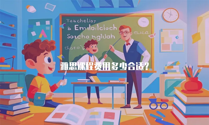 雅思课程费用多少合适？