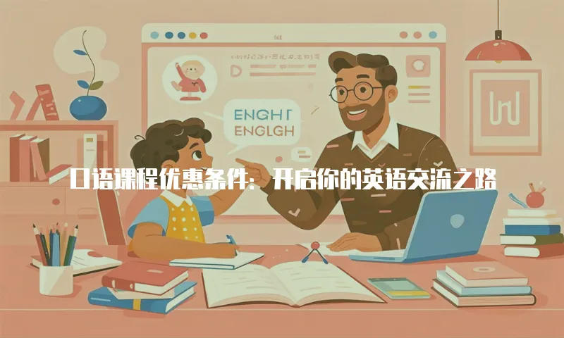口语课程优惠条件：开启你的英语交流之路