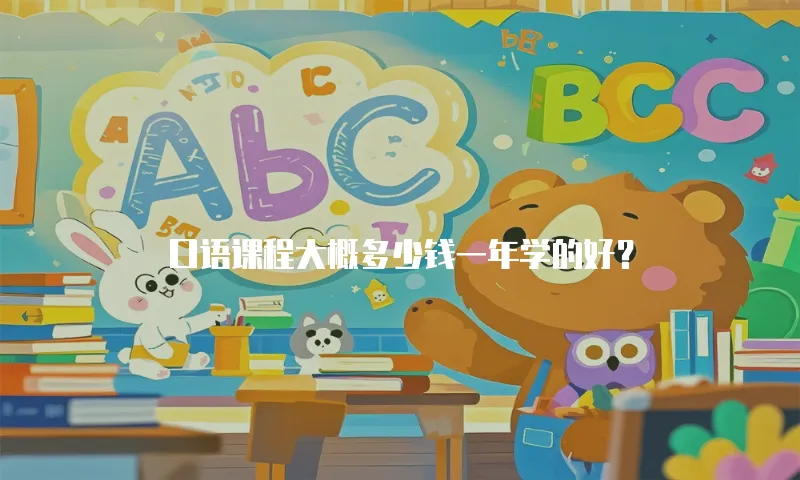 口语课程大概多少钱一年学的好？