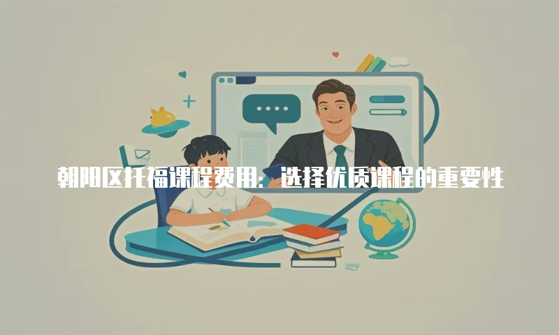 朝阳区托福课程费用：选择优质课程的重要性
