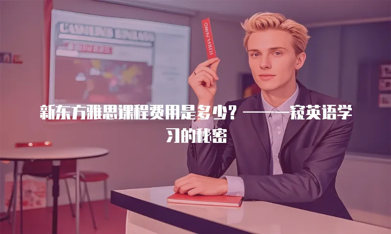 新东方雅思课程费用是多少？——一窥英语学习的秘密