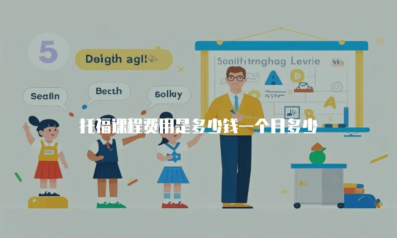 托福课程费用是多少钱一个月多少