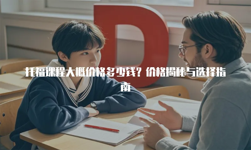 托福课程大概价格多少钱？价格揭秘与选择指南