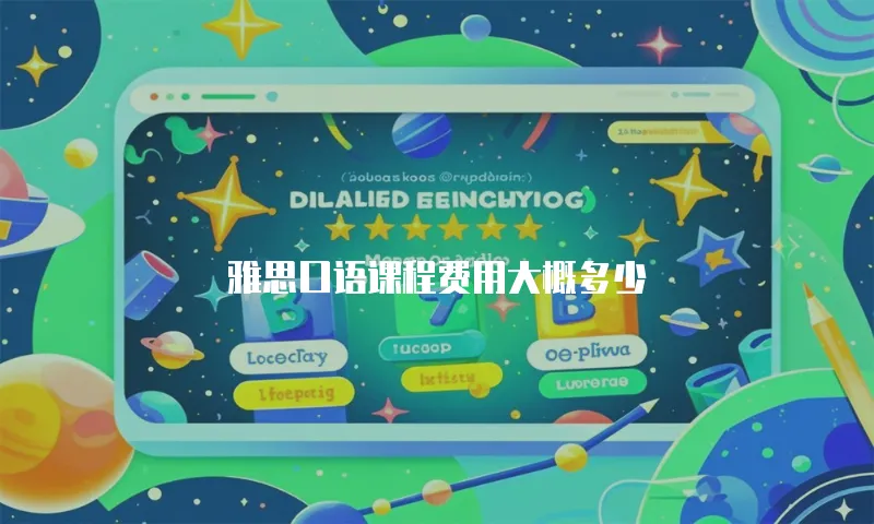 雅思口语课程费用大概多少