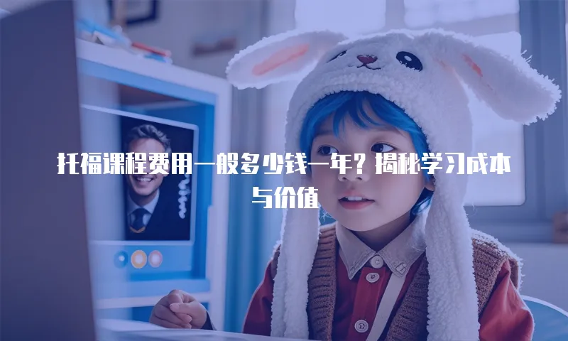 托福课程费用一般多少钱一年？揭秘学习成本与价值