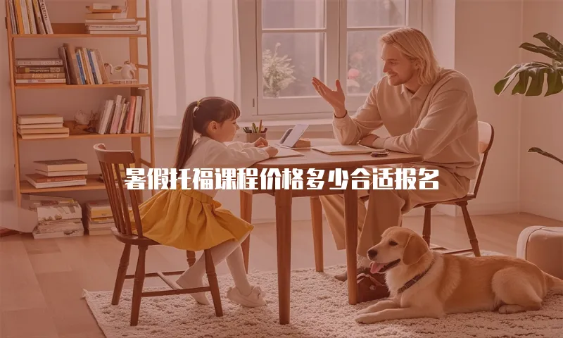 暑假托福课程价格多少合适报名