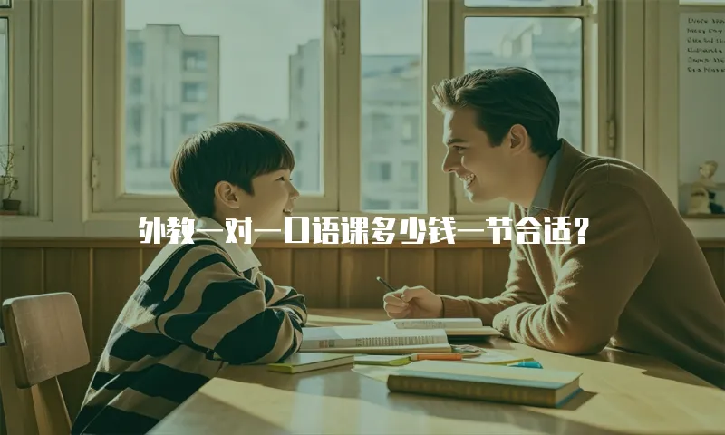 外教一对一口语课多少钱一节合适？