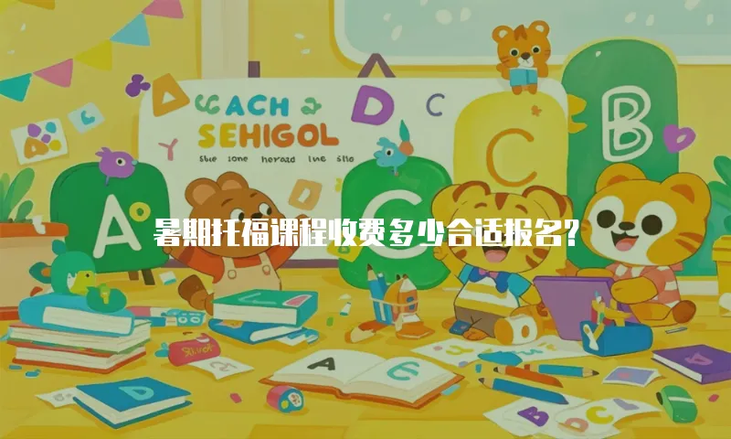 暑期托福课程收费多少合适报名？