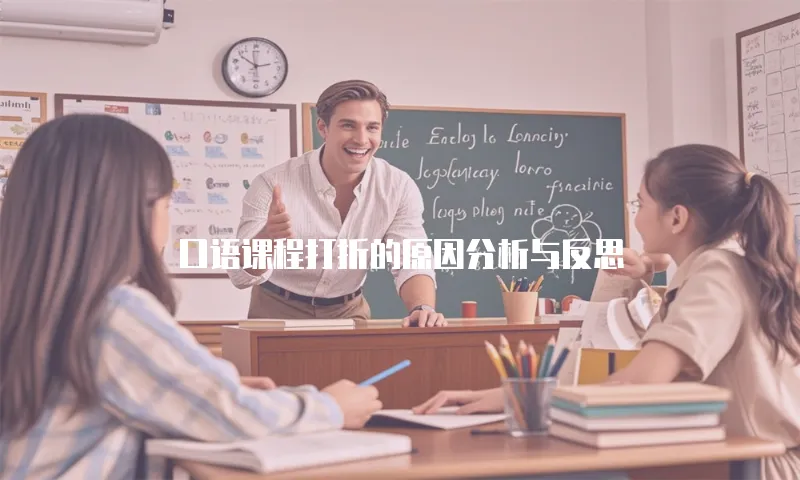 口语课程打折的原因分析与反思