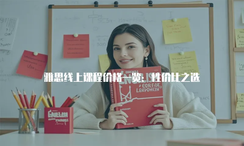 雅思线上课程价格一览：性价比之选