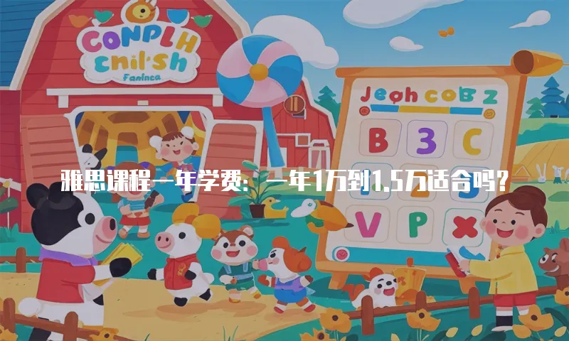 雅思课程一年学费：一年1万到1.5万适合吗？