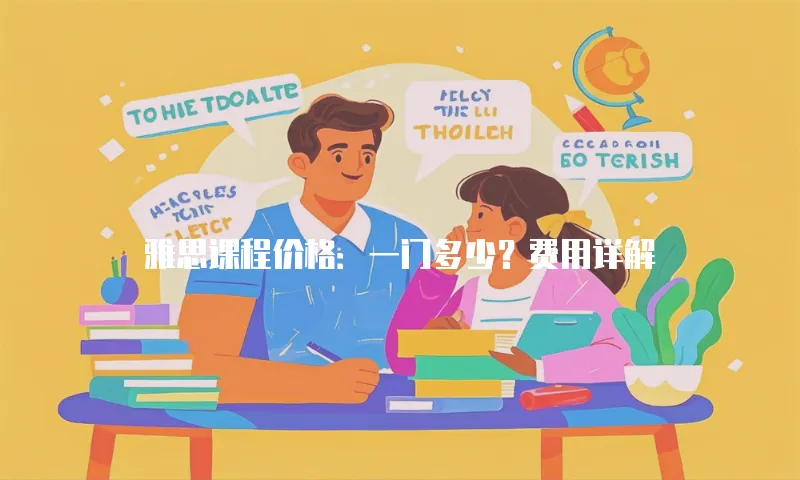 雅思课程价格：一门多少？费用详解