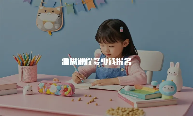 雅思课程多少钱报名