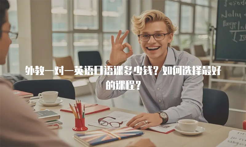 外教一对一英语口语课多少钱？如何选择最好的课程？