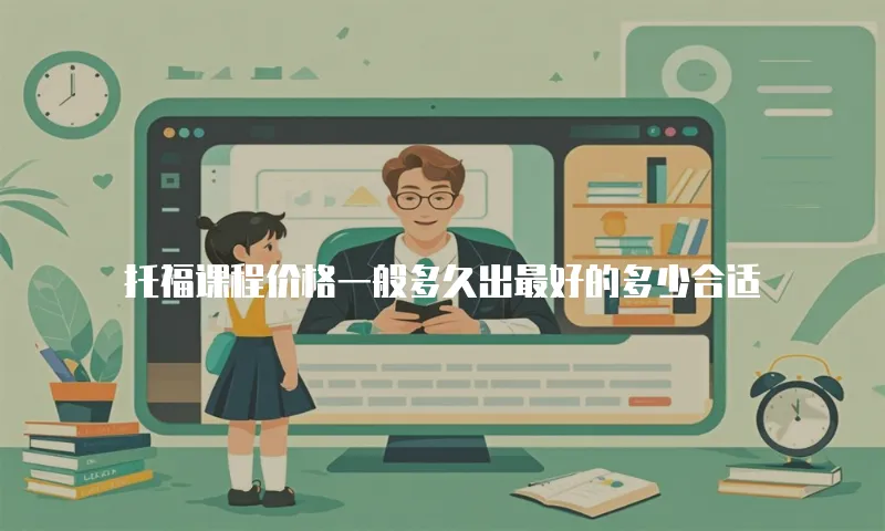托福课程价格一般多久出最好的多少合适