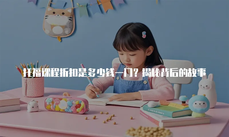 托福课程折扣是多少钱一门？揭秘背后的故事