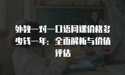 外教一对一口语网课价格多少钱一年：全面解析与价值评估