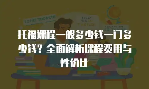托福课程一般多少钱一门多少钱？全面解析课程费用与性价比