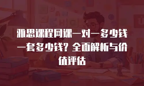 雅思课程网课一对一多少钱一套多少钱？全面解析与价值评估