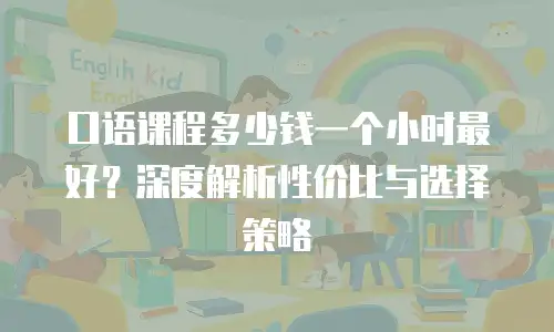 口语课程多少钱一个小时最好？深度解析性价比与选择策略